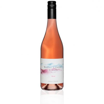 Bottle of wine from the Yarra Ranges Estate Rose